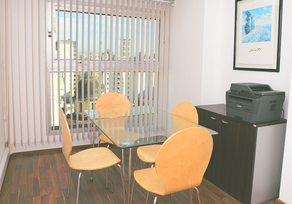 Sala de reuniones del Estudio Jurídico Mogliani